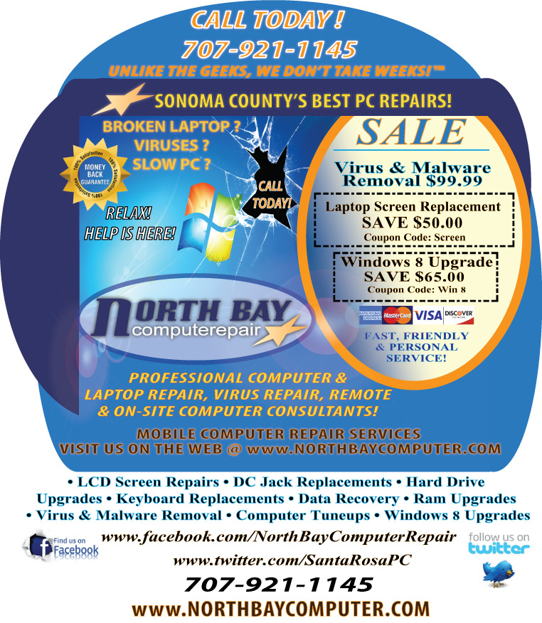 Computer Repairs in Santa Rosa